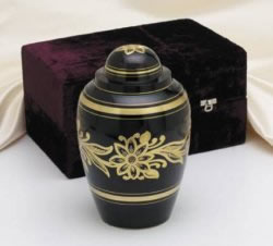 Ebony Bouquet Urn