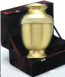 Brushed Brass Urn