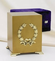 Brushed Brass Urn