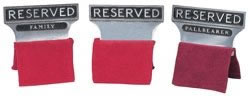 Reserved Seat Signs - Aluminum