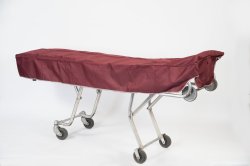 Mortuary Cot Cover - Unlined Burgundy