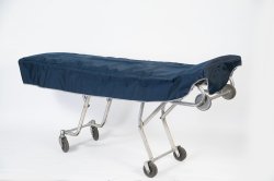 Mortuary Cot Cover - Unlined Navy Blue