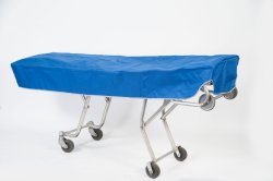 Mortuary Cot Cover - Unlined Blue