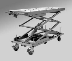 Portable Scissor Lift With Rollers