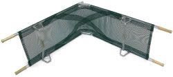 Easy-Fold Aluminum Open Mesh Stretcher
